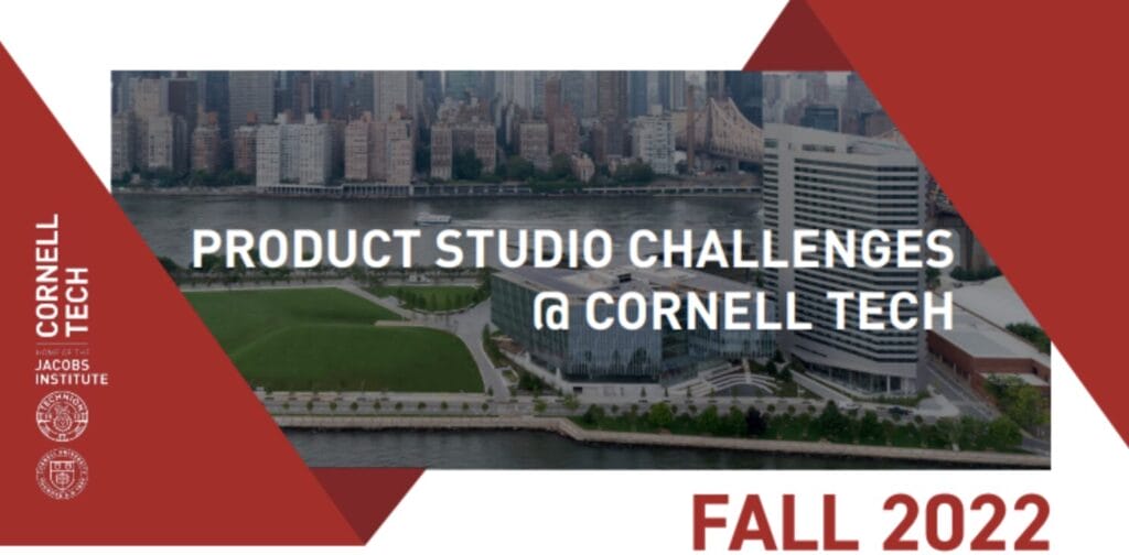 Product studio challenges with cornell tech fall 2020.